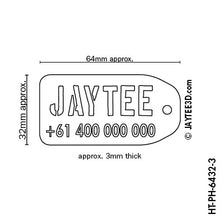 Luggage Tag with Phone Number