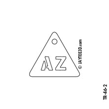 Small Triangle - 2 Initials